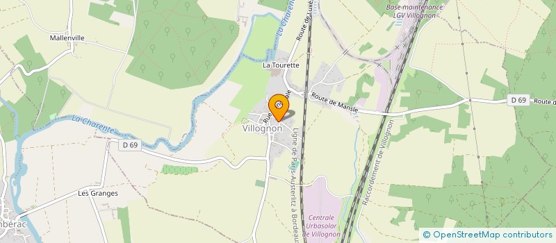 localisation de l'entreprise MONSIEUR KILLIAN DENOT MARSOLLAS à VILLOGNON