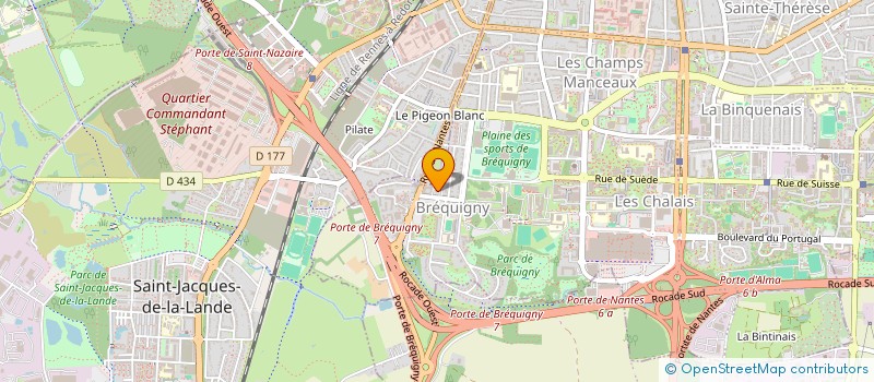 localisation de l'entreprise MONSIEUR KILLIAN DODAT  RENNES