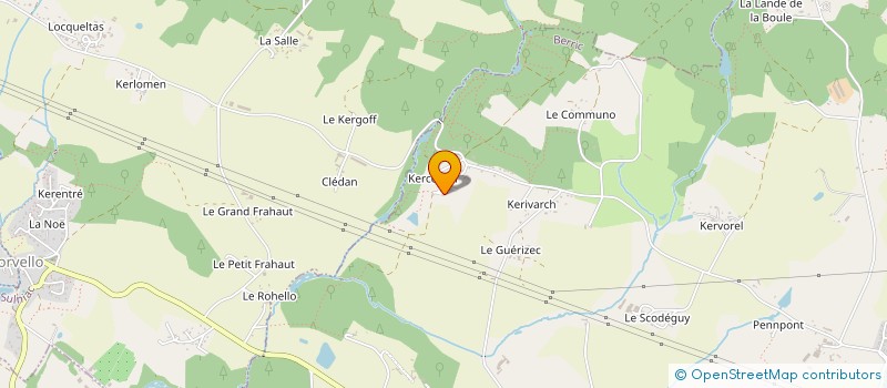 localisation de l'entreprise MONSIEUR KILLIAN FEGEANT  BERRIC