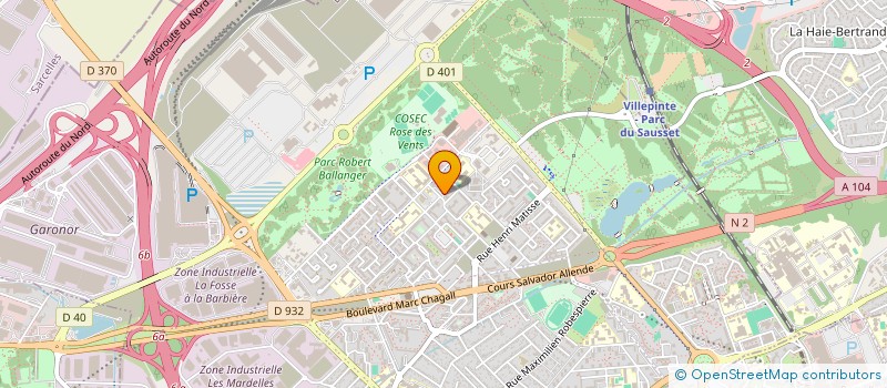 localisation de l'entreprise MONSIEUR KILLIAN FIAN AHOUA EBE  BOBIGNY