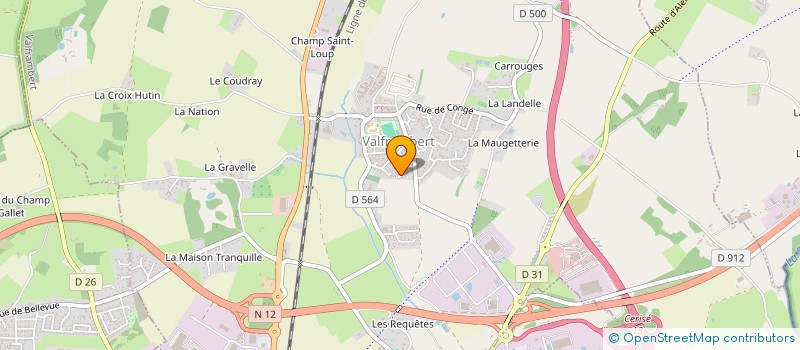 localisation de l'entreprise MONSIEUR KILLIAN FOUCHARD à VALFRAMBERT