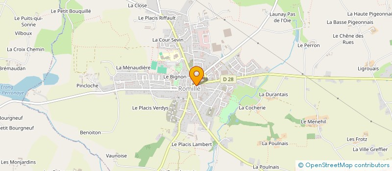 localisation de l'entreprise MONSIEUR KILLIAN FREGEAC à ROMILLE