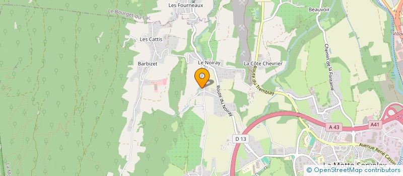 localisation de l'entreprise MONSIEUR KILLIAN GARDEUR à LA MOTTE-SERVOLEX