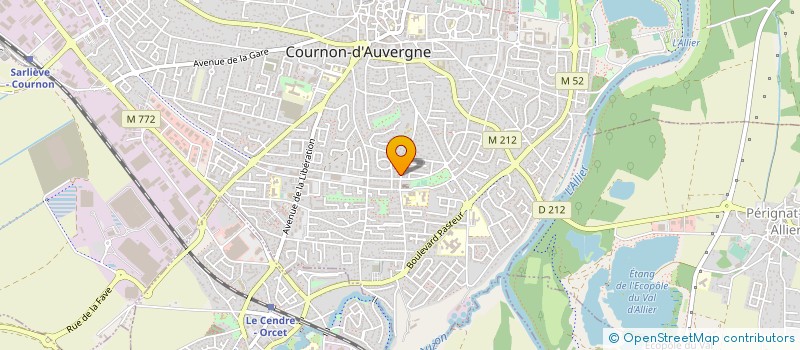 localisation de l'entreprise MONSIEUR KILLIAN GILBERT  COURNON-D'AUVERGNE