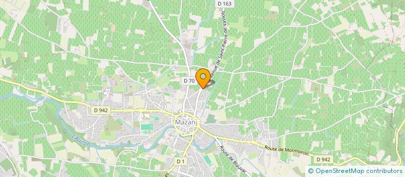 localisation de l'entreprise MONSIEUR KILLIAN GILLET  MAZAN