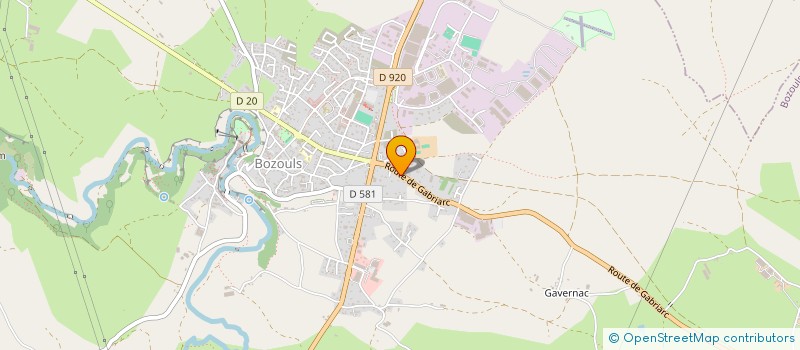 localisation de l'entreprise MONSIEUR KILLIAN GIROU  BOZOULS