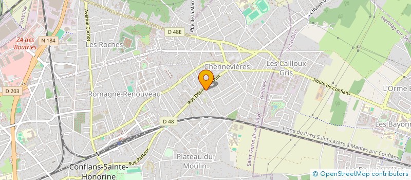 localisation de l'entreprise MONSIEUR KILLIAN GOMES  CONFLANS-SAINTE-HONORINE