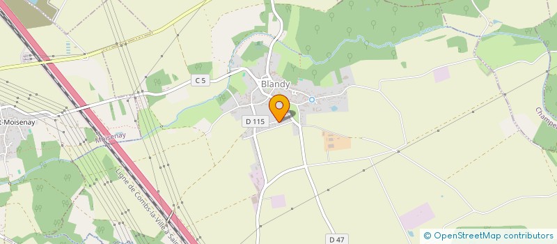 localisation de l'entreprise MONSIEUR KILLIAN GOYAUX  BLANDY