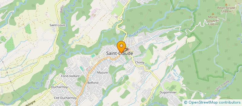 localisation de l'entreprise MONSIEUR KILLIAN GUILLOT à SAINT-CLAUDE