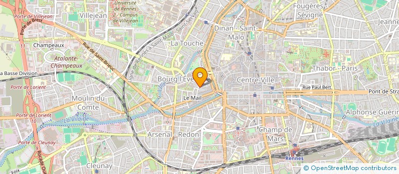 localisation de l'entreprise MONSIEUR KILLIAN HERCOUET  RENNES