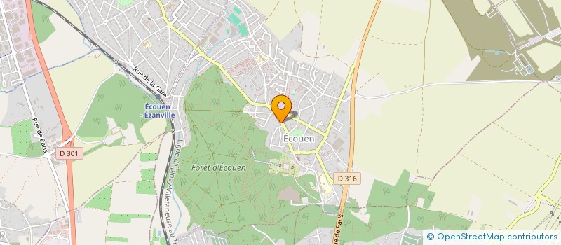 localisation de l'entreprise MONSIEUR KILLIAN HOMER  ECOUEN