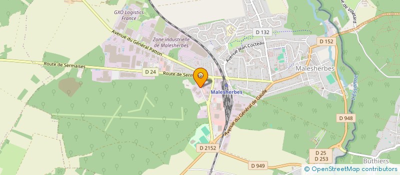 localisation de l'entreprise MONSIEUR KILLIAN JEUFFROY à LE MALESHERBOIS
