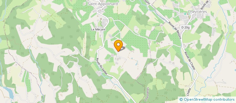 localisation de l'entreprise MONSIEUR KILLIAN JULLIEN  SAINT-APPOLINARD