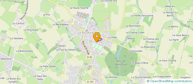 localisation de l'entreprise MONSIEUR KILLIAN LE  LA BOUEXIERE