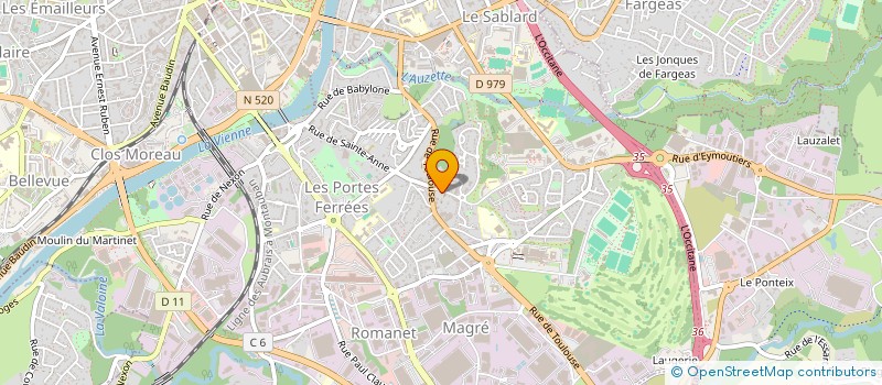 localisation de l'entreprise MONSIEUR KILLIAN LE LOUARN à LIMOGES