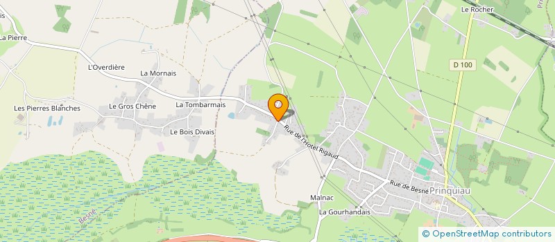 localisation de l'entreprise MONSIEUR KILLIAN LE QUILLIEC  PRINQUIAU