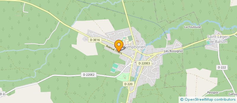 localisation de l'entreprise MONSIEUR KILLIAN LE QUINIO  SAINT-SYMPHORIEN