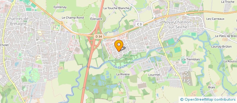 localisation de l'entreprise MONSIEUR KILLIAN LE YONDRE  NOYAL-CHATILLON-SUR-SEICHE