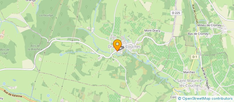 localisation de l'entreprise MONSIEUR KILLIAN MANNEVEAU  DRACY-LES-COUCHES