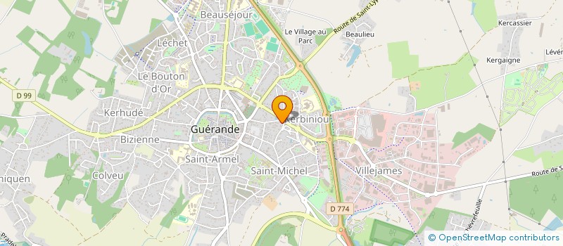 localisation de l'entreprise MONSIEUR KILLIAN MEIGNEN  GUERANDE