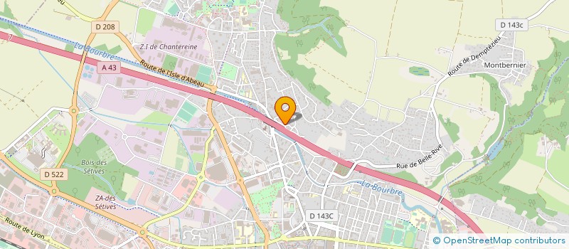 localisation de l'entreprise MONSIEUR KILLIAN MERCIER  BOURGOIN-JALLIEU