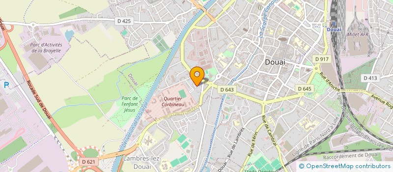 localisation de l'entreprise MONSIEUR KILLIAN MERLIN  DOUAI