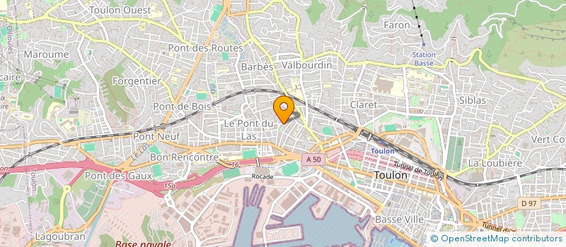 localisation de l'entreprise MONSIEUR KILLIAN MORAND  TOULON