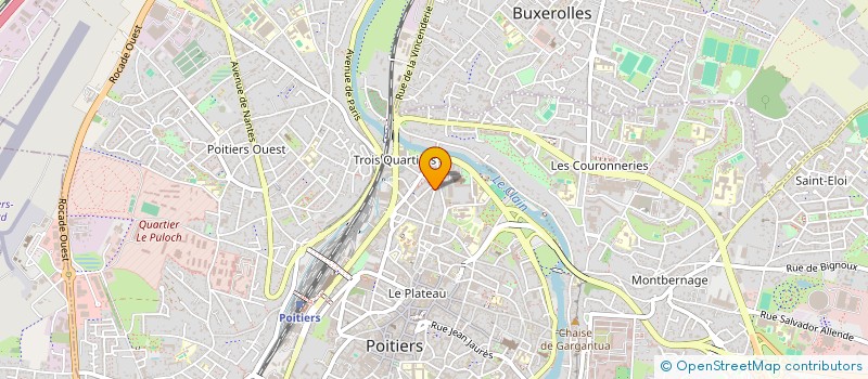 localisation de l'entreprise MONSIEUR KILLIAN PAQUET  POITIERS