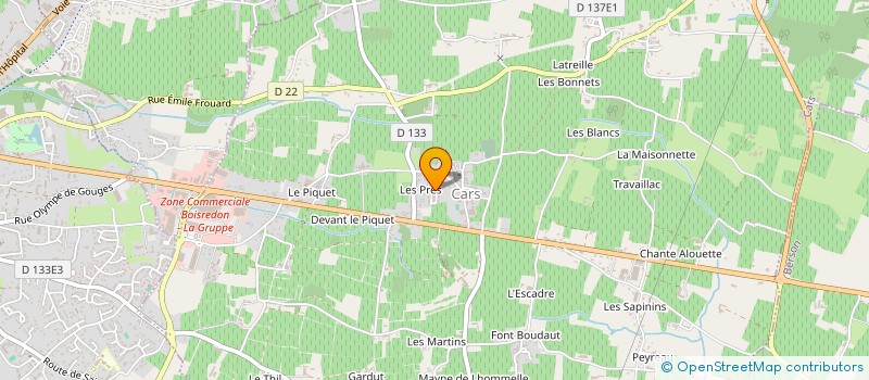 localisation de l'entreprise MONSIEUR KILLIAN PETRUCCI  CARS