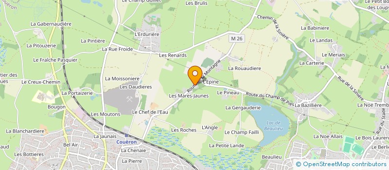 localisation de l'entreprise MONSIEUR KILLIAN RIPOCHE à COUERON