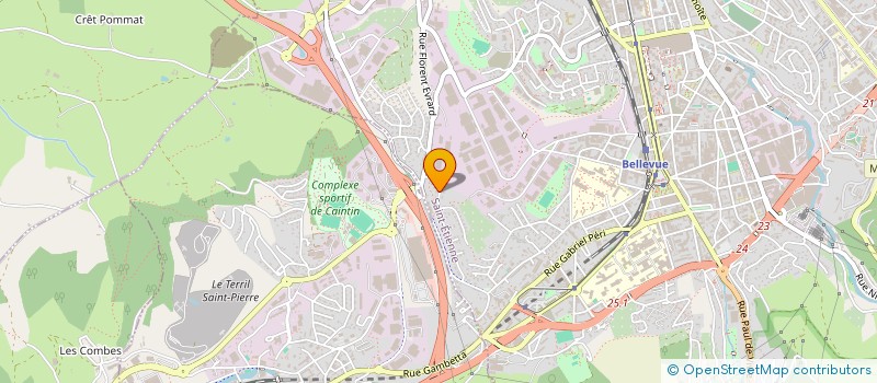 localisation de l'entreprise MONSIEUR KILLIAN RODRIGUEZ  SAINT-ETIENNE