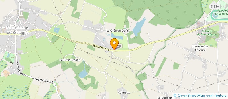 localisation de l'entreprise MONSIEUR KILLIAN ROUX  SAINTE-REINE-DE-BRETAGNE