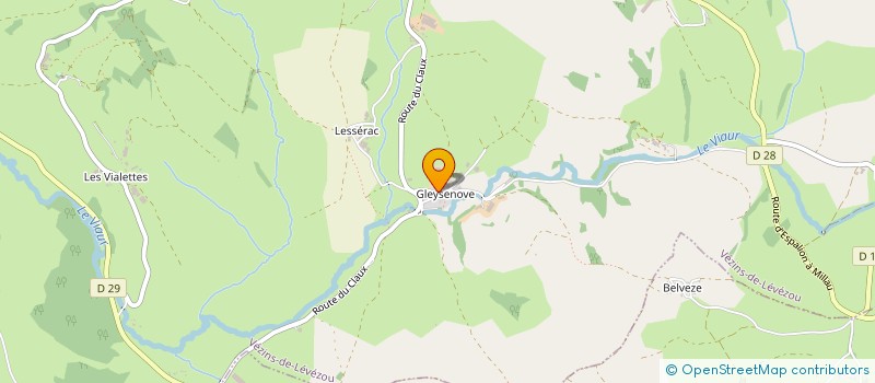 localisation de l'entreprise MONSIEUR KILLIAN SEGUIN  VEZINS-DE-LEVEZOU