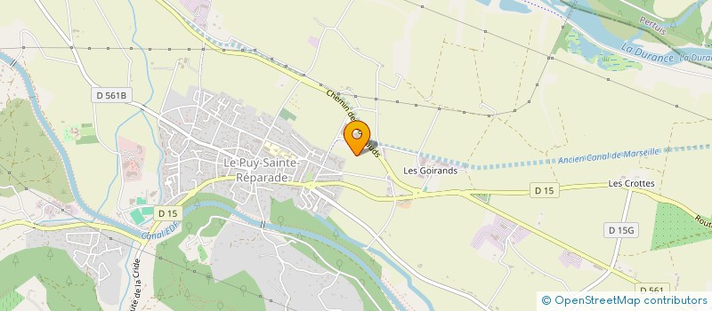 localisation de l'entreprise MONSIEUR KILLIAN TAGHRI  LE PUY-SAINTE-REPARADE