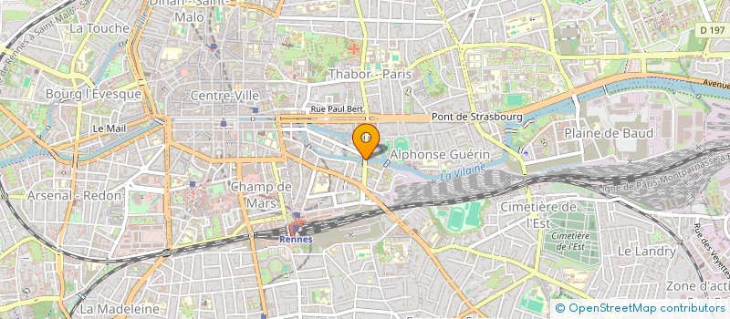 localisation de l'entreprise MONSIEUR KILLIAN THORON  RENNES