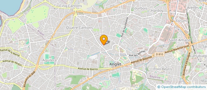 localisation de l'entreprise MONSIEUR KILLIAN THYRION  ANGLET