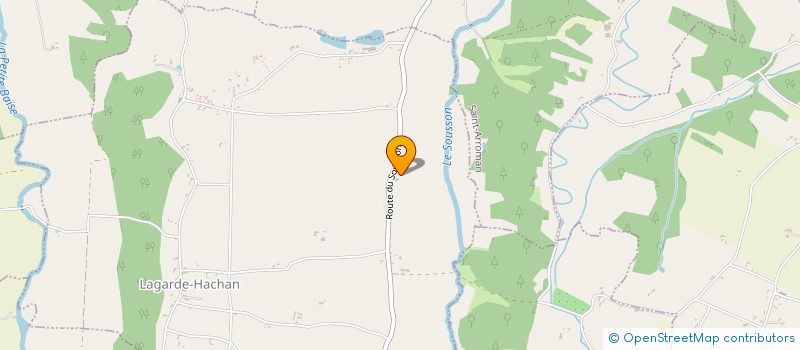 localisation de l'entreprise MONSIEUR KILLIAN VERDIER  LAGARDE-HACHAN