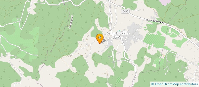 localisation de l'entreprise MONSIEUR KILLIAN VIOLLAIN-KAMACHO  SAINT-ANTONIN-DU-VAR