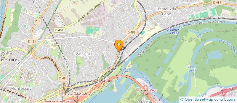 localisation de l'entreprise MONSIEUR KILLIAN VIRAYE  CALUIRE-ET-CUIRE