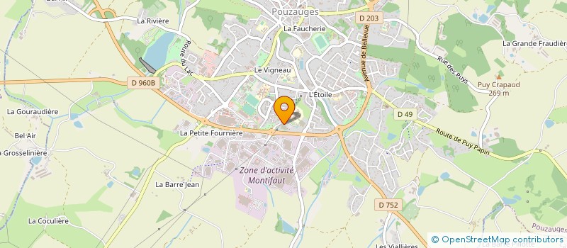 localisation de l'entreprise MONSIEUR KILLIANN VRIGNEAU  SAINT-FULGENT