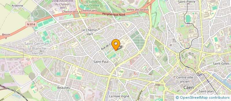 localisation de l'entreprise MONSIEUR KILLIEN TISSERANT à CAEN