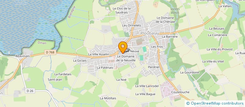 localisation de l'entreprise MONSIEUR KILLIIAN DONARD  BEAUSSAIS-SUR-MER