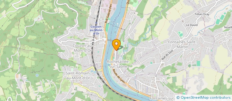 localisation de l'entreprise MONSIEUR KILLYAN HUMBLIN  ROCHETAILLEE-SUR-SAONE