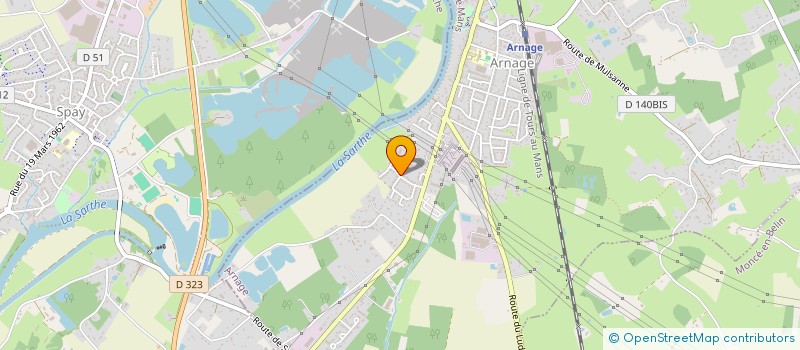 localisation de l'entreprise MONSIEUR KILLYAN LANDEMAINE  MULSANNE