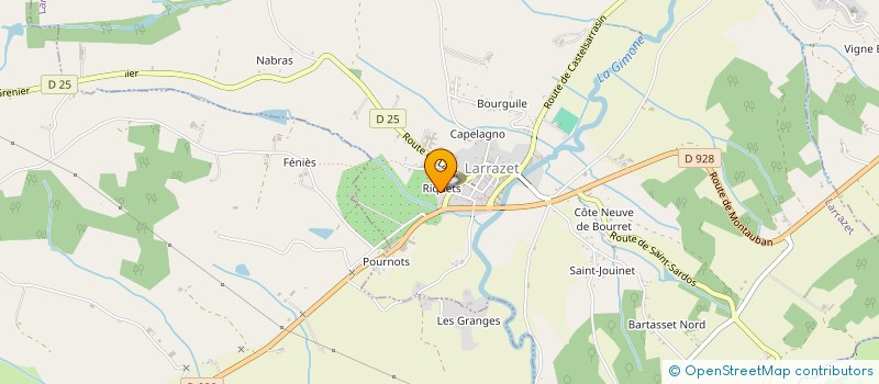 localisation de l'entreprise MONSIEUR KILYAN DECKERCK  LARRAZET