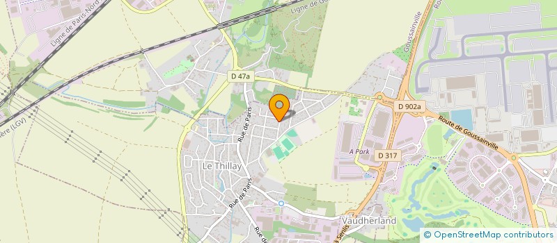 localisation de l'entreprise MONSIEUR KILYAN HALIMI  LE THILLAY