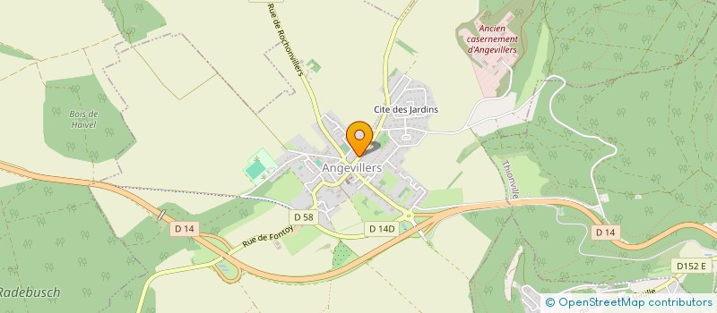 localisation de l'entreprise MONSIEUR KILYAN LAOUIRA  ANGEVILLERS