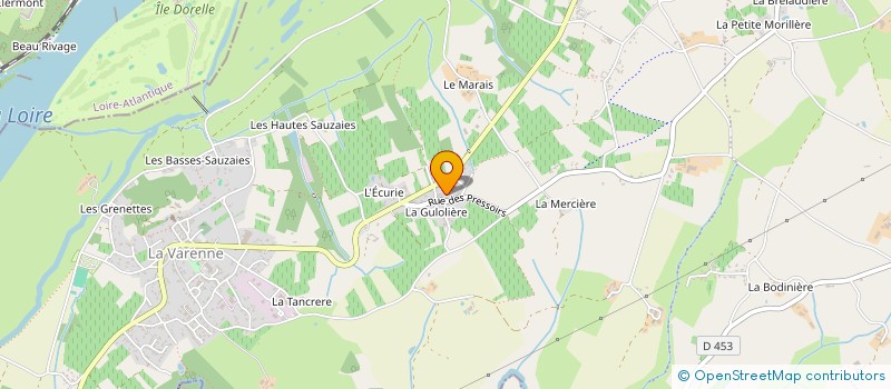 localisation de l'entreprise MONSIEUR KILYAN LE CALVEZ  OREE D'ANJOU