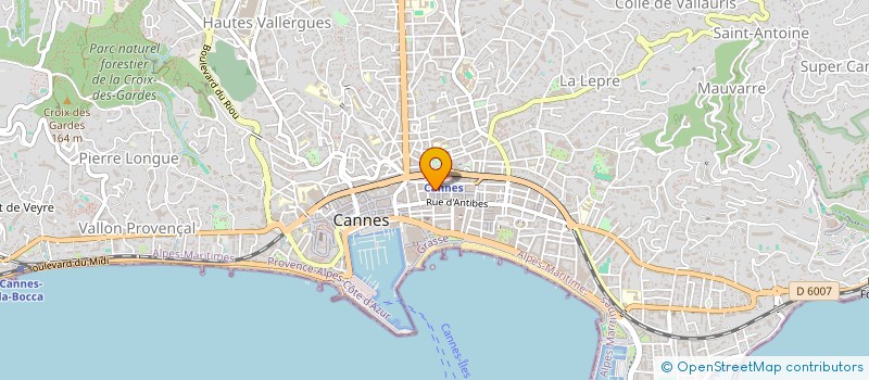 localisation de l'entreprise MONSIEUR KIM BOGDANOFF  CANNES