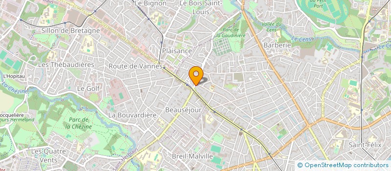 localisation de l'entreprise MONSIEUR KIM BONNEL à NANTES